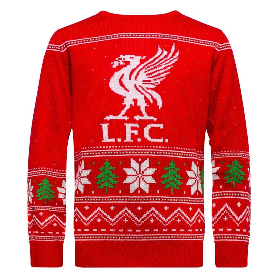 Liverpool Christmas Jumper Liverbird - Red Kids-SoccerKits Hub | Buy Soccer Jerseys Online